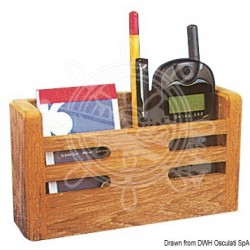 Récipient multifonction teck 180x100x50 mm