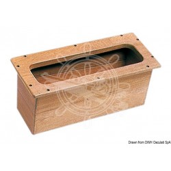 Boîte encastrer en teck 450x190x190 mm