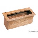 Boîte encastrer en teck 450x190x190 mm