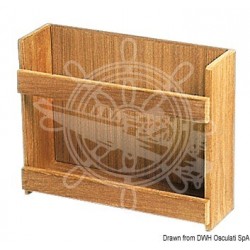 Porte-canettes teck 316x101x254 mm