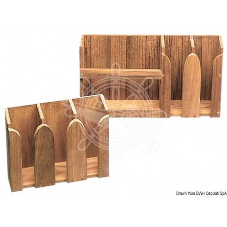 Range-tasses teck 312x108x250 mm