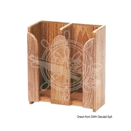 Range-tasses teck 212x103x250 mm