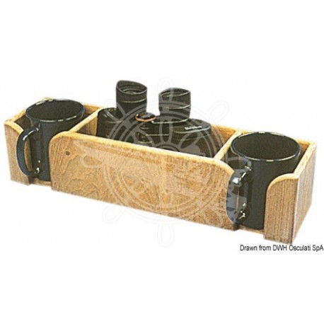 Portejumelles+tasse 400x100x90