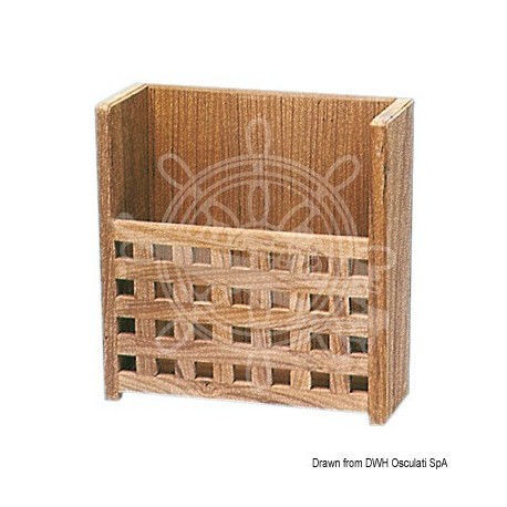 Porte-revues teck 265x110x280 mm