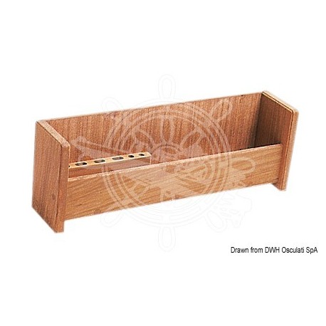 Porte-instrument navigation teck 435x100x150 mm