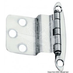 Charnière inox 38x46 mm