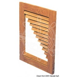 Profil tête teck 45x22mm 121 cm