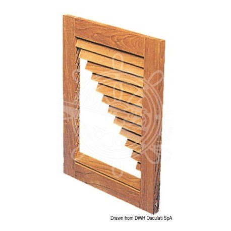 Profil grille teck 122 cm