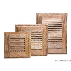 Porte + encadrement teck 380x380 mm