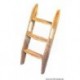 Echelle teck 4 marches 127cm