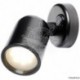 Spot LED articulé en ABS noir