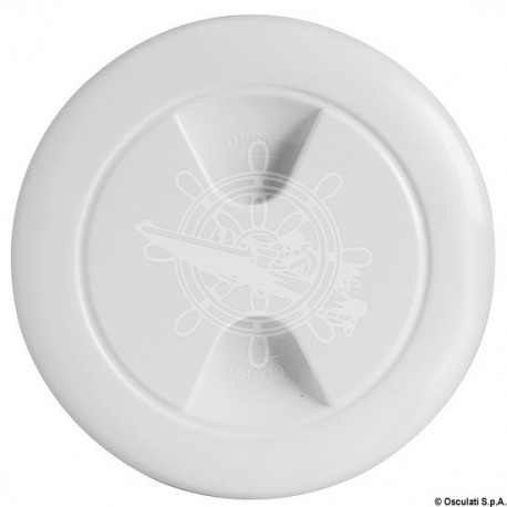 Bouchon inspection polypropylène blanc 127 mm