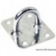 Platine fixation avec anneau inox 50x40 mm