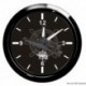 Horloge au quartz noir/noir