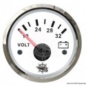 Voltmètre 18/32 V blanc/polie