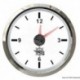 Horloge au quartz blanc/polie