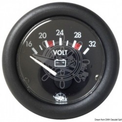 Voltmètre Guardian noir 20-32 V