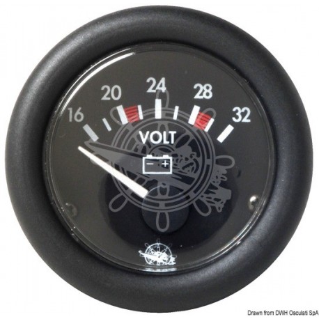 Voltmètre Guardian noir 20-32 V