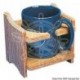 Porte-tasse ou canette teck 125x115x100 mm
