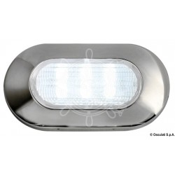 Lumières de courtoisie à LED sans encastrement 6 led Bleu 10.5 cm longueur