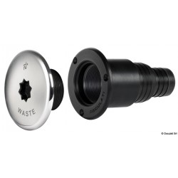 Bouchons de nable Clever en composite + inox Waste Diam.38mm + 50mm