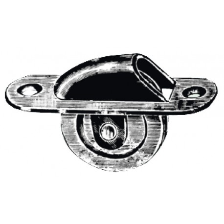 Poulie de pont pour sortie de câble