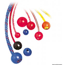 Boule Stopper nylon trou Ø 4 mm noir Sachet de 10